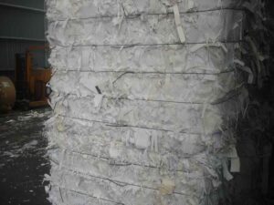 waste white paper scrap